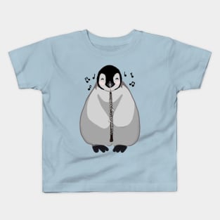 Oboe Penguin Kids T-Shirt